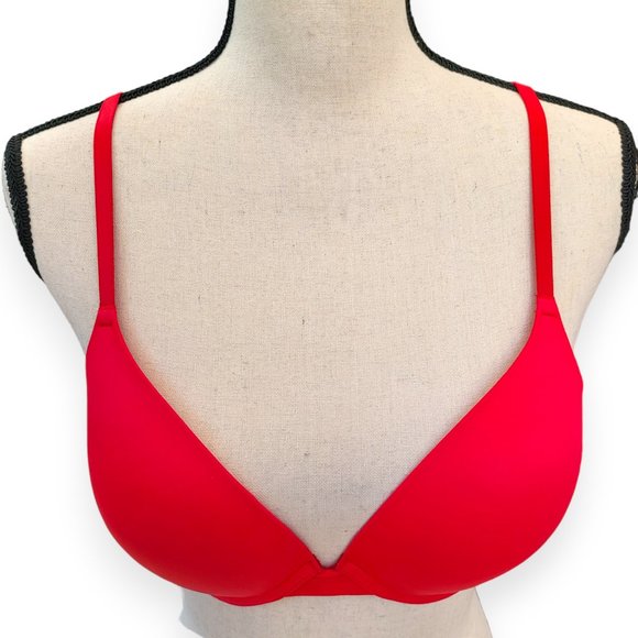 Victoria's Secret Pink Wear Everywhere Push Up Bra 34C EUC - Picture 4 of 13